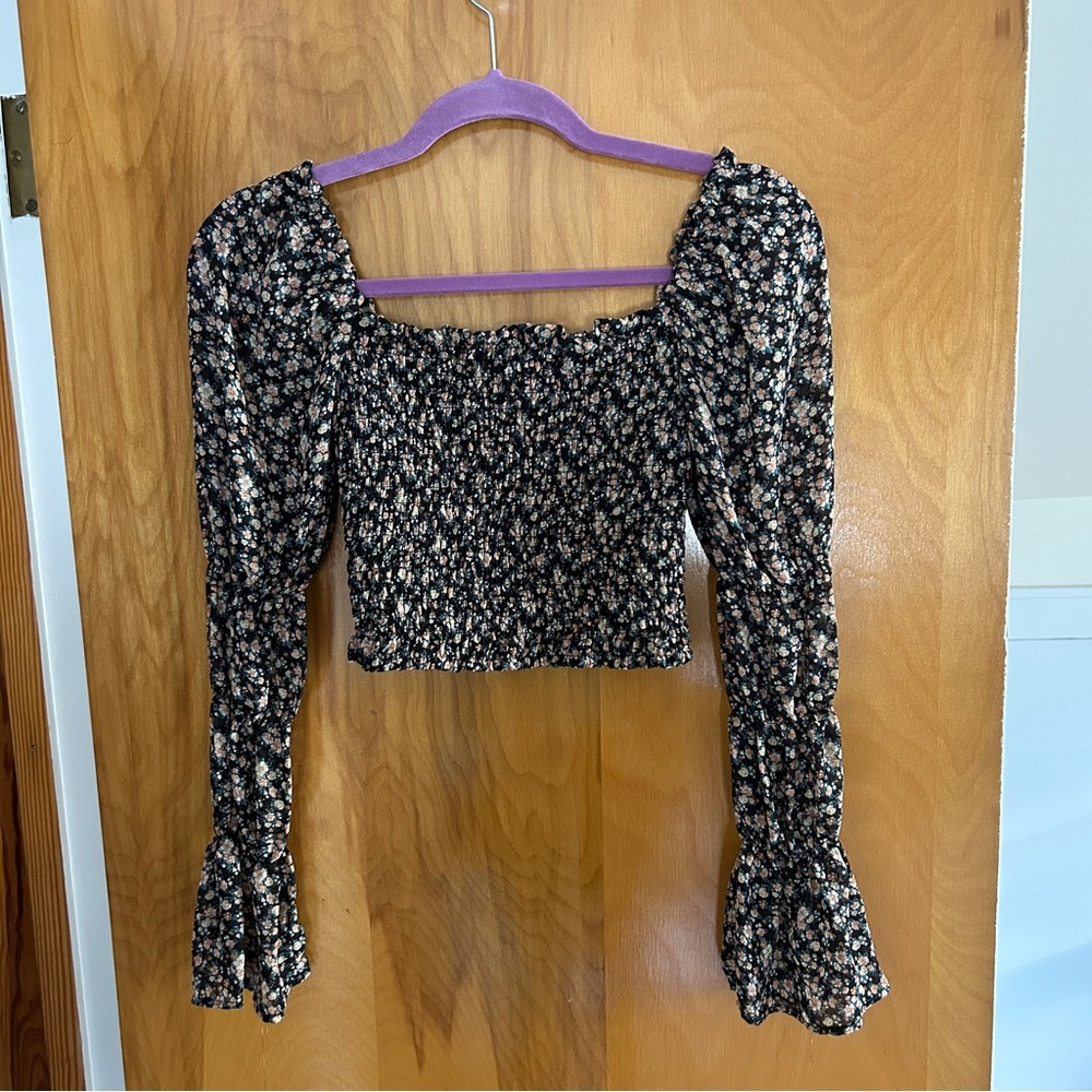Wild Fable Floral Smocked Top